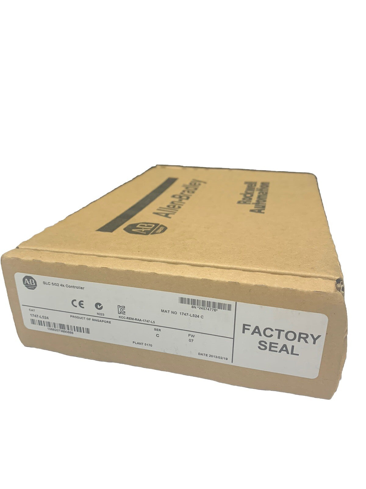 AB ALLEN BRADLEY 1747-L524 SER C SLC 500 CPU PROCESSOR UNIT MODULE