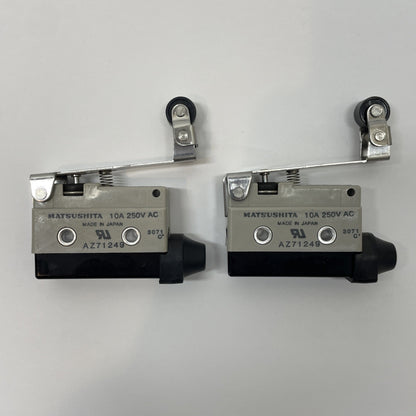 (LOT OF 2) MATSUSHITA AZ71249 / ML LIMIT SWITCH 10A 250VDC / NEW
