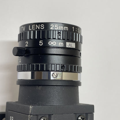 OMRON F400-S1 Industrial CCD Camera 1/3" 659x494 Vision Sensor + 25mm 1:1.4 Lens
