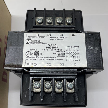 PH350PR Hammond 350VA Control Transformer 120/240-12/24V