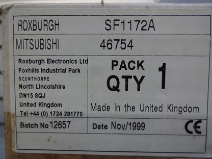 MITSUBISHI ROXBURGH SF1172A / RFI EMC FILTER / 4.5A 520V 50/60HZ / 46754 NEW