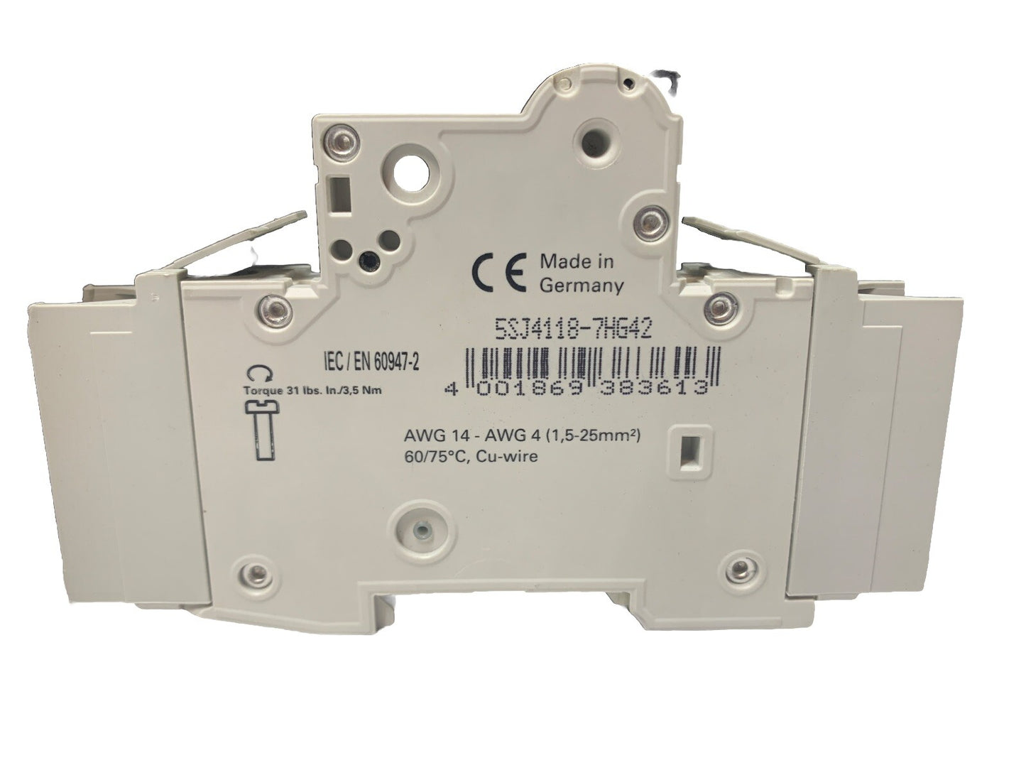 SIEMENS 5SJ4 118-7HG42, CIRCUIT BREAKER, 15A, 1P NEW!