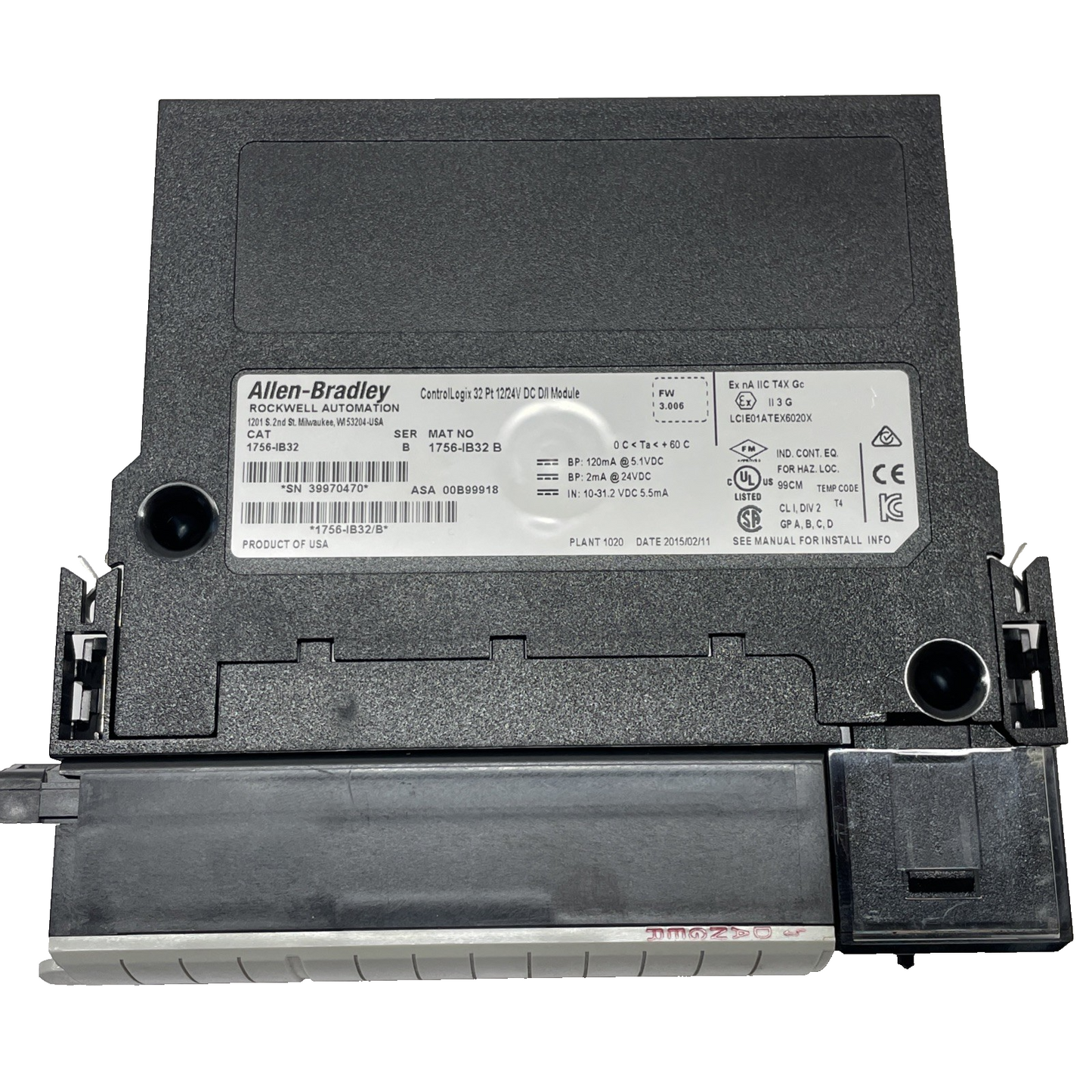 Allen-Bradley 1756-IB32 ControlLogix 32-Point DC Input Module