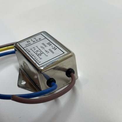 (LOT OF 35) BA-3A 250VAC EMI Power Line Filter 3A Chassis Mount Noise Suppressor