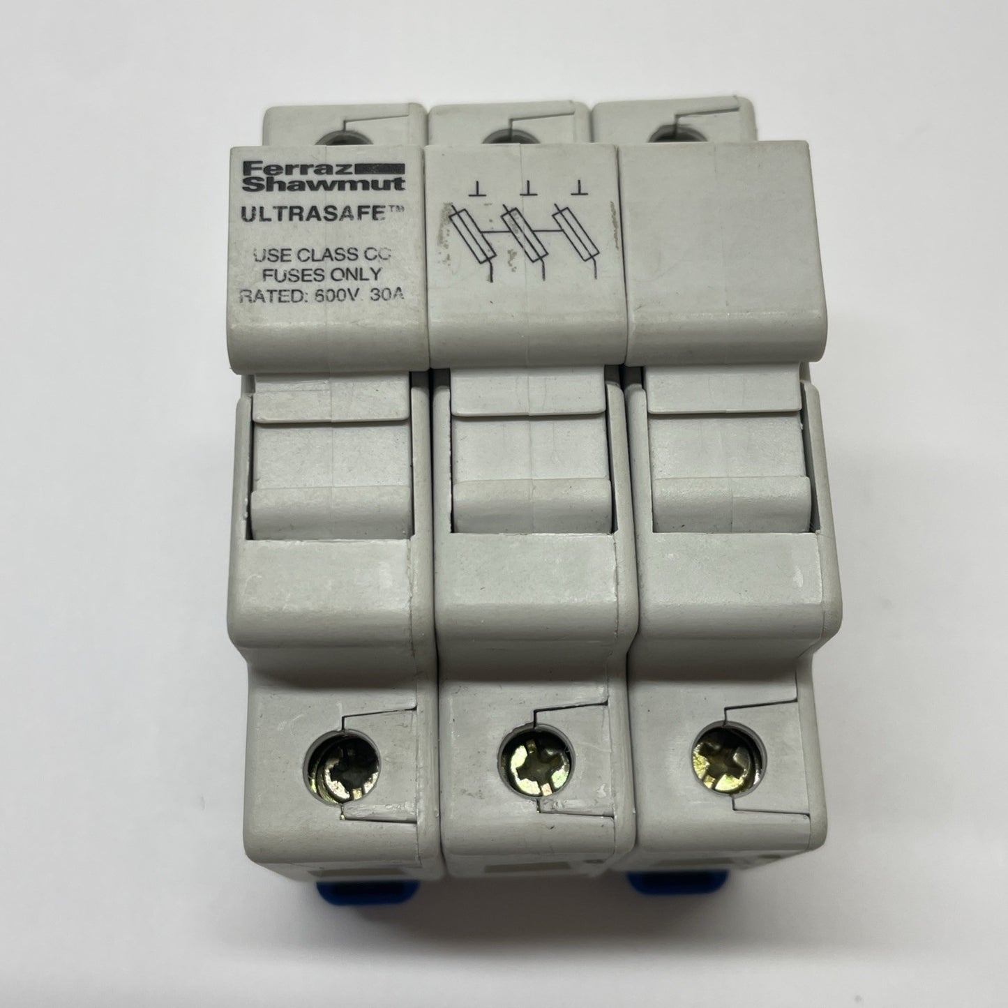 Ferraz Shawmut USCC3 M217522 Fuse Holder 600 V 30 A 3-Pole Class CC