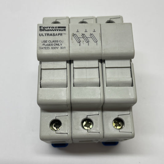 Ferraz Shawmut USCC3 M217522 Fuse Holder 600 V 30 A 3-Pole Class CC
