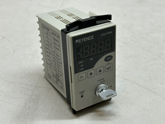 KEYENCE LX2-V10W / DIGITAL DISPLAY LASER THRUBEAM SENSOR LX2-V SERIES MICROMETER