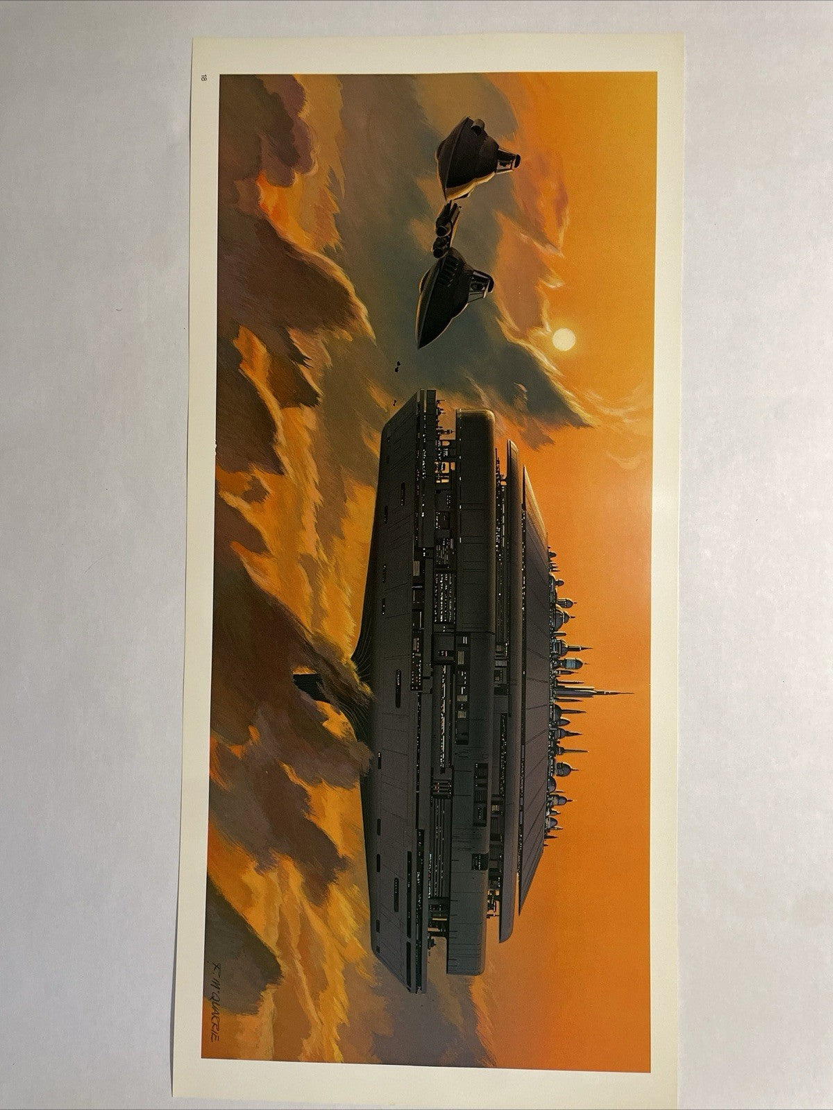 The Empire Strikes Back COMPLETE Portfolio by Ralph McQuarrie 1980 (24 Prints)