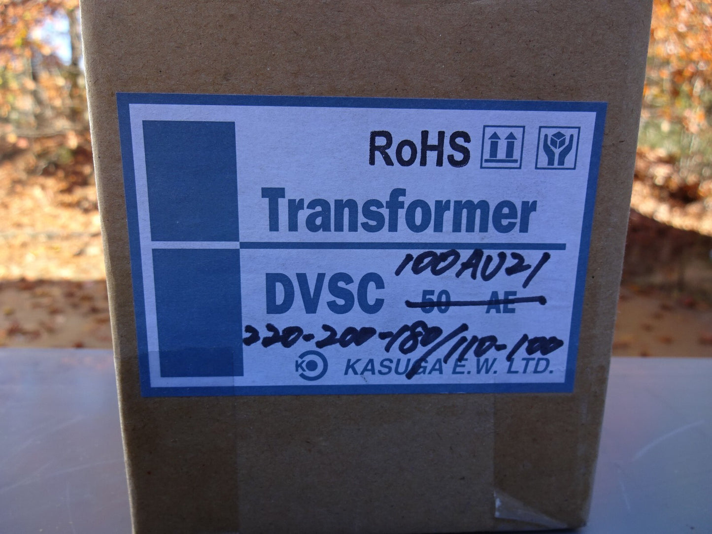 KASUGA TRANSFORMER DVSC 100AU21 / 100VA 50/60HZ / NEW WITH BOX