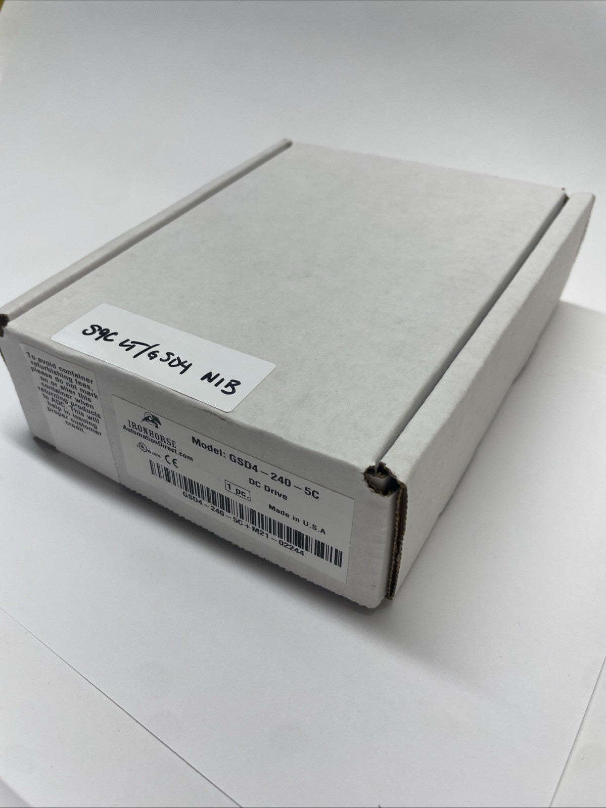 IRONHORSE GSD4-240-5C General Purpose DC Drive, 120/240 VAC Input, 5.5 A Output
