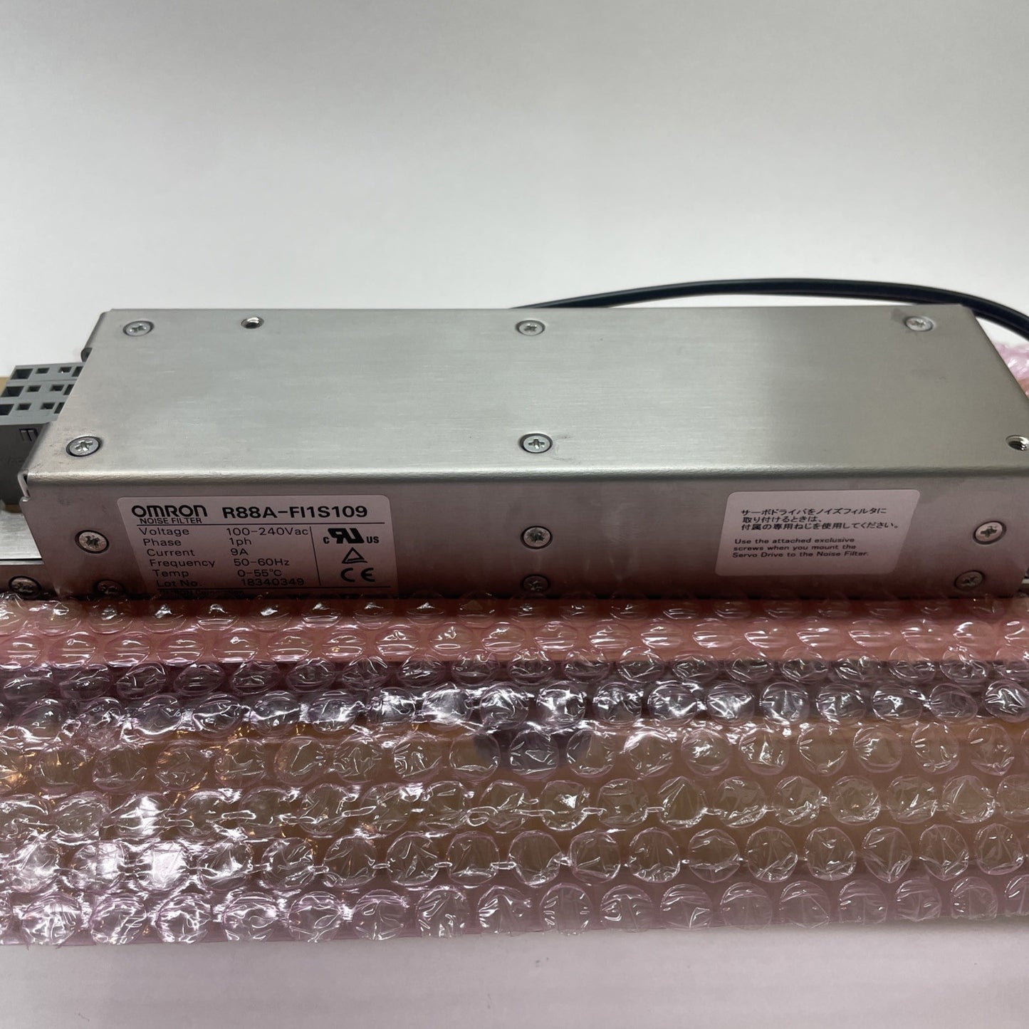 OMRON R88A-FI1S109 9Amp Footprint Noise Filter for 1S Servo Drives (100-240 VAC)