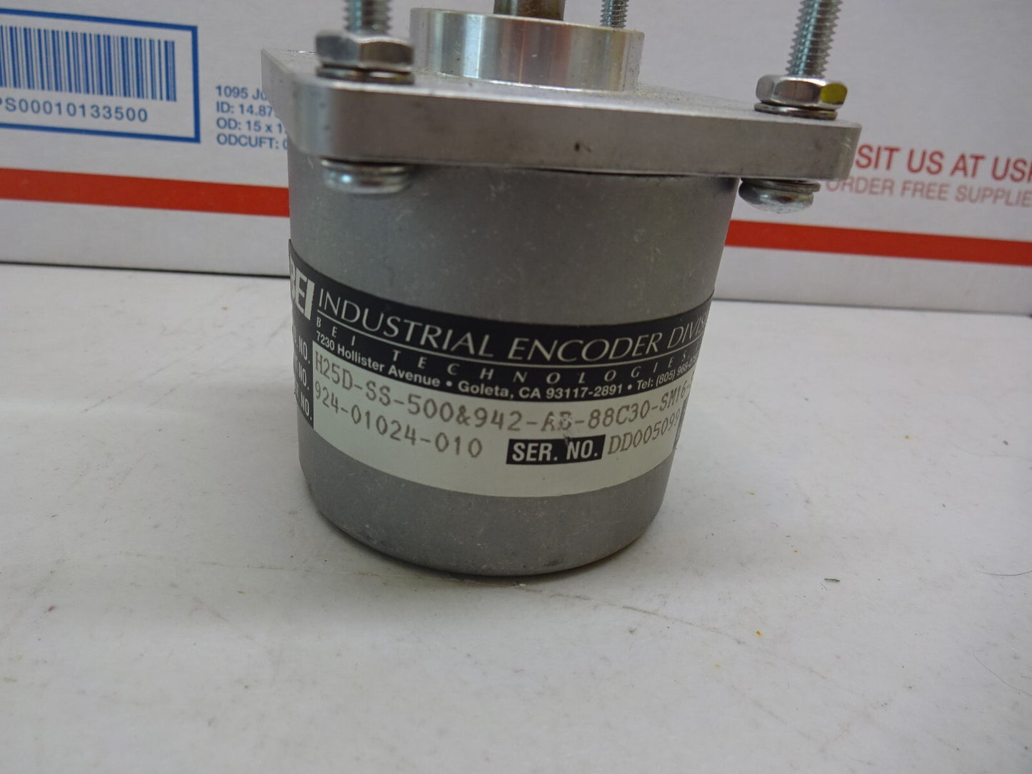 BEI 0924-01024-010 / INDUSTRIAL ENCODER / H25D-SS-500-AB-88C30-SM16-S