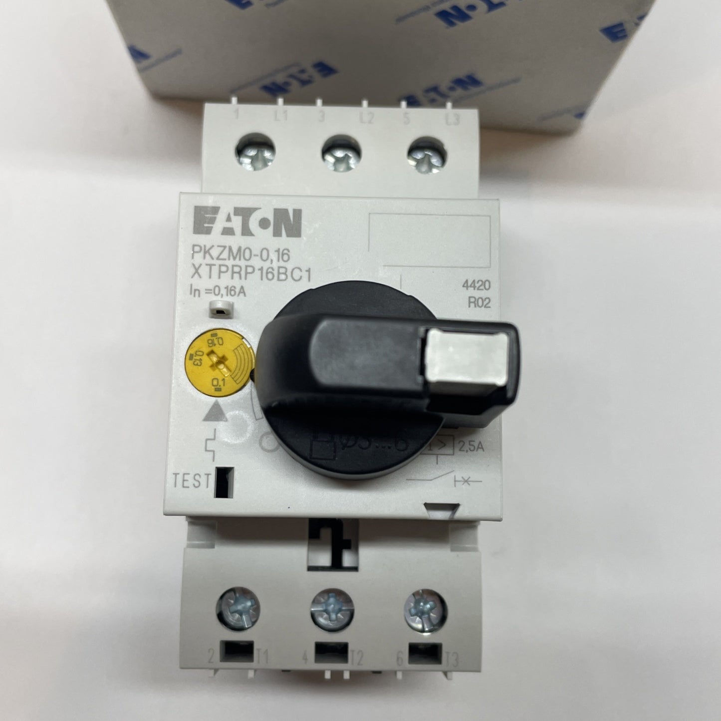 Eaton PKZM0-0,16/AK Motor Protective Circuit Breaker 0.16A 3P XTPRP16BC1