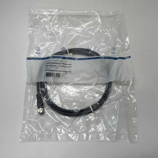 Telemecanique XZC P1141L2 2m PUR Cable M12 Female 4-Pin Connector