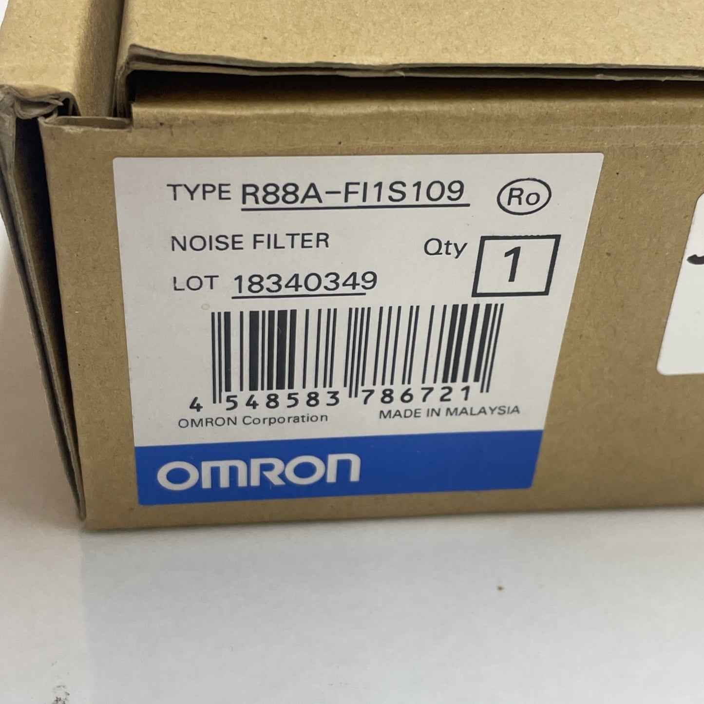 OMRON R88A-FI1S109 9Amp Footprint Noise Filter for 1S Servo Drives (100-240 VAC)