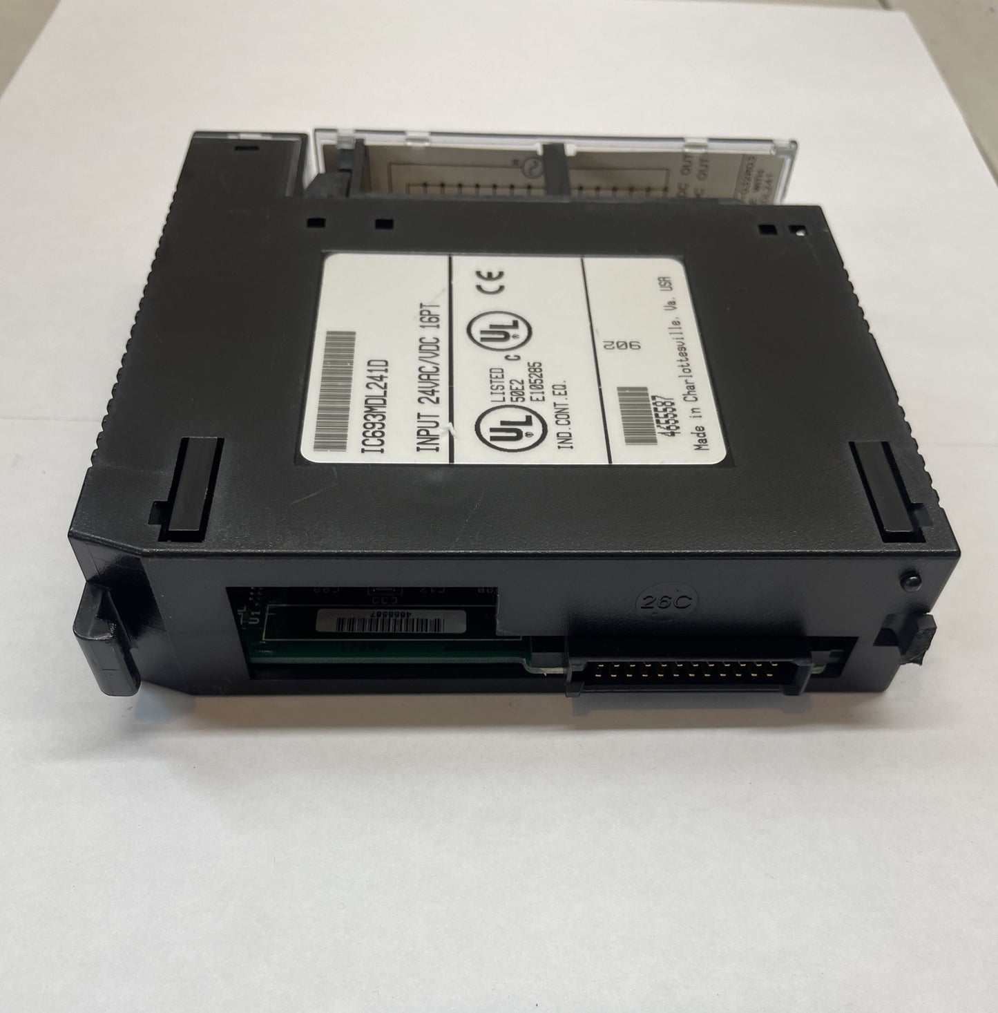 GE Fanuc IC693MDL241D 24VAC/VDC 16-Point Positive/Negative Logic Input Module