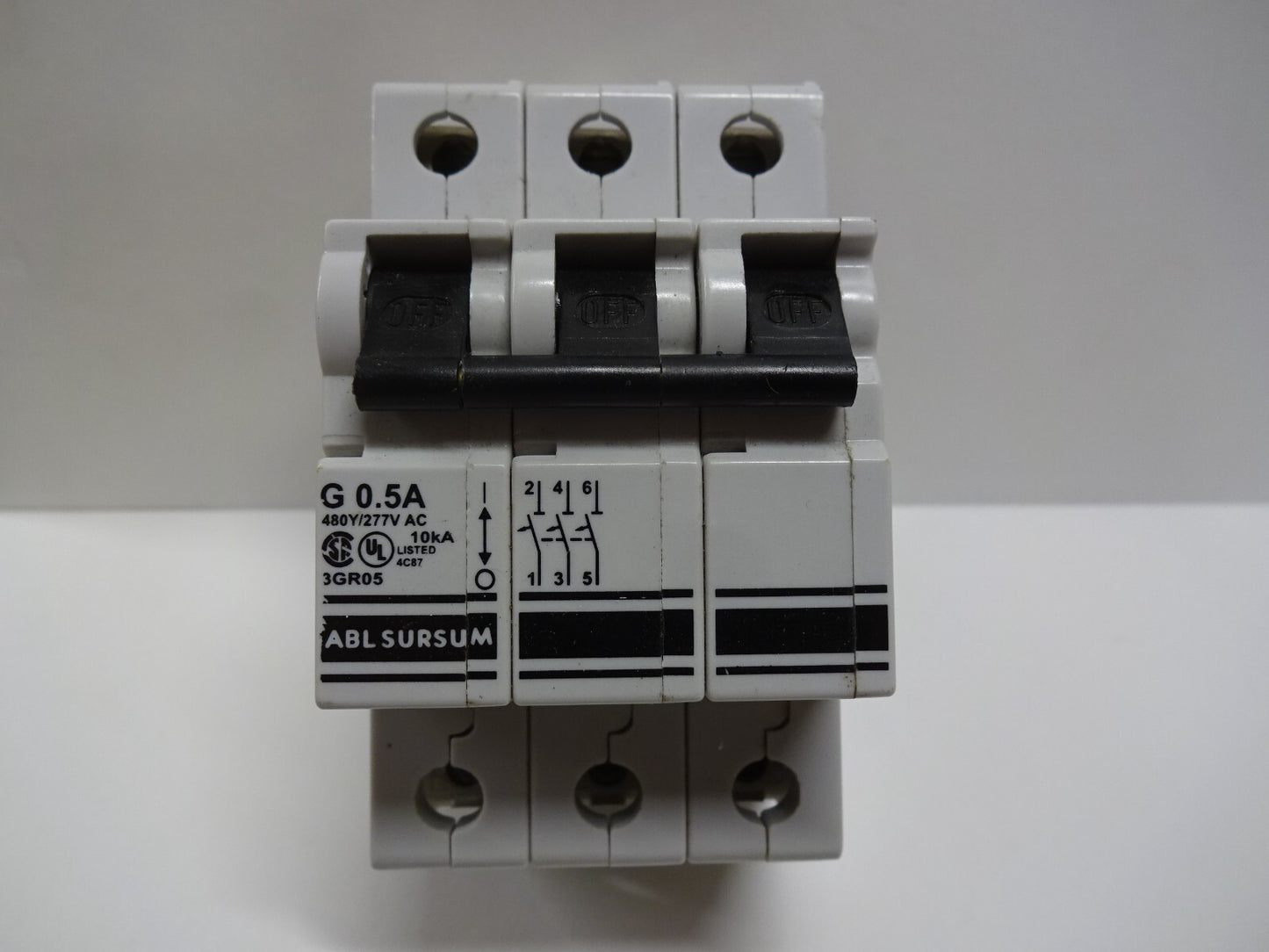 ALTECH 3GR05 MANUAL MOTOR CONTROLLER SERIES V-EA 480Y/277V AC 10KA / G 0.5A