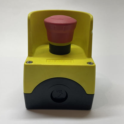 Siemens 3SU1801-0NB00-2AC2 Emergency Stop Mushroom Push Button Enclosure