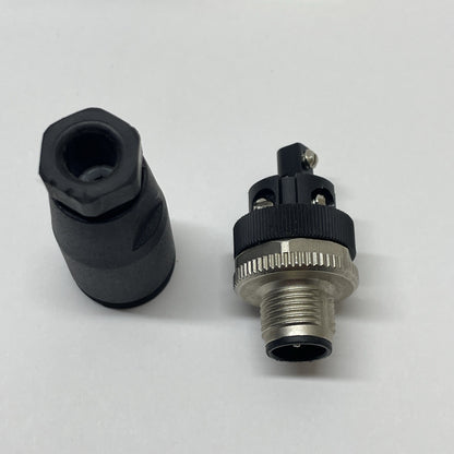 SIEMENS 3RX8000-0CD55 M12 5-Pole Straight Male Plug Connector - NEW SEALED