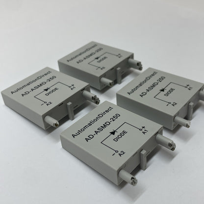 4 Pack AutomationDirect AD-ASMD-250 Protection Diode Module 250 V