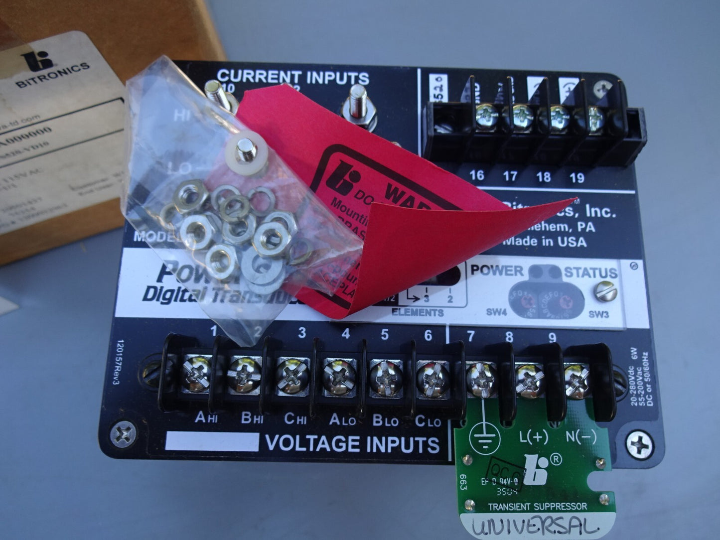 BITRONICS MTWIN3B POWERPLEX DIGITAL TRANSDUCER MTWIN3B-S520-VD10 / NEW WITH BOX