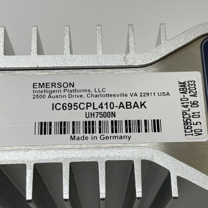 Emerson  IC695CPL410-ABAK  RX3i CPL410 Open Source Edge Controller