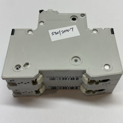 SIEMENS 5SY42 MCB C4 / 5SY4204-7 CIRCUIT BREAKER 4A 2 POLE 400V