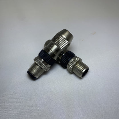 Harax M12x1 4pin Male Connectors (LOT OF 2)