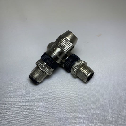 Harax M12x1 4pin Male Connectors (LOT OF 2)