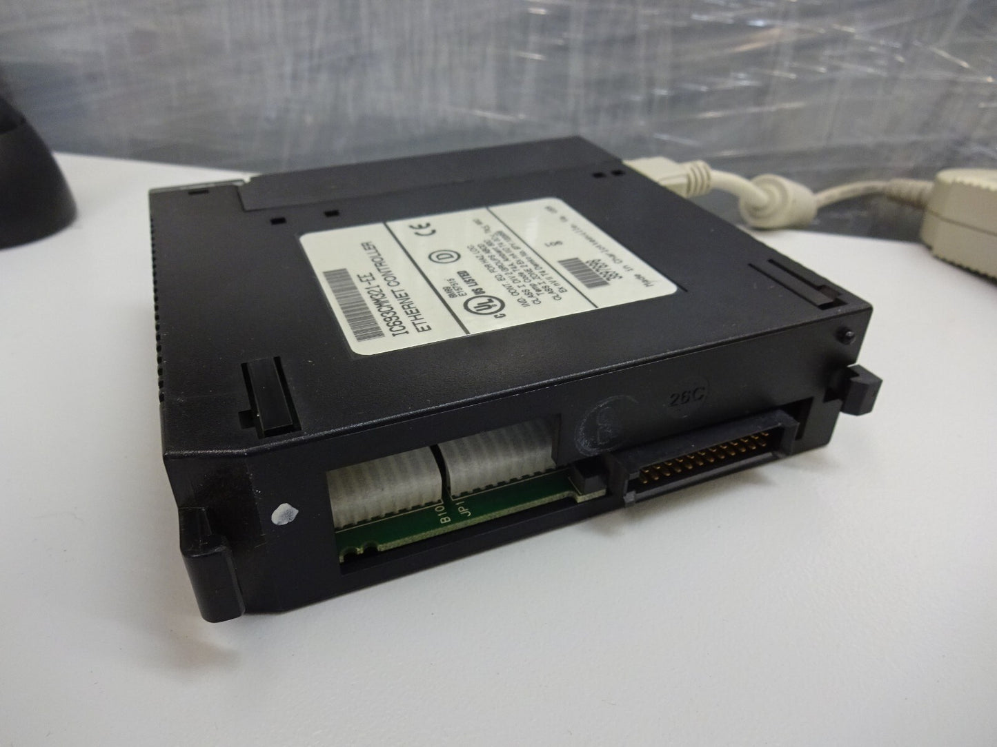GE Fanuc IC693CMM321-EE Ethernet Interface Module W/ Asante Adapter