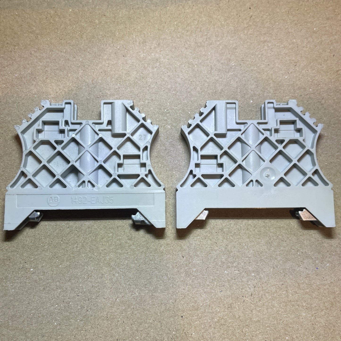 Allen Bradley 1492-EAJ35 Terminal Block End Barrier LOT OF 2