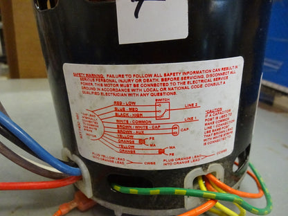 AO SMITH 9604 HE3L161 HE3L161N PERMANENT SPLIT CAPACITOR HP 1/2-1/3-1/4 RPM 1075