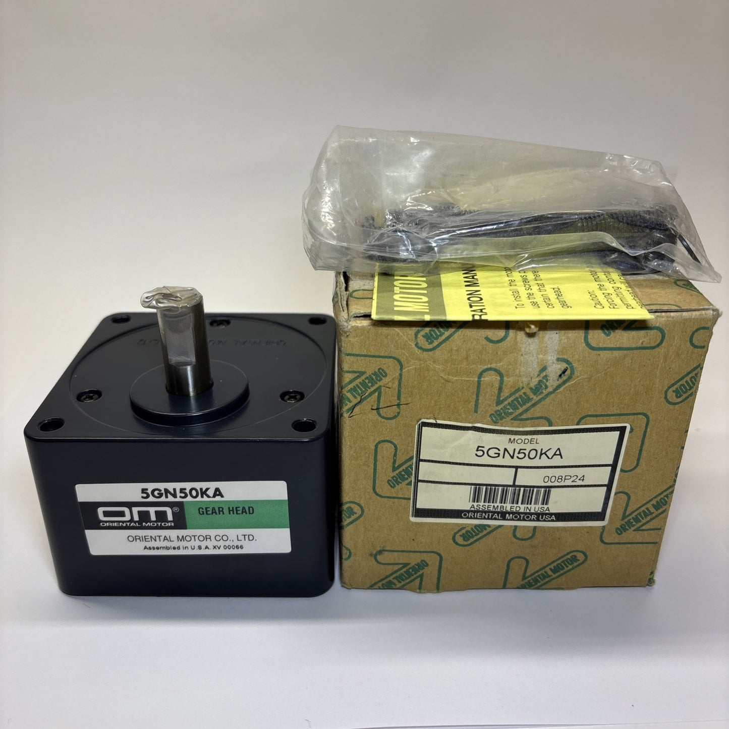 Oriental Motor 5GN50KA GN Series Parallel Shaft Gearhead 50:1 3.54in