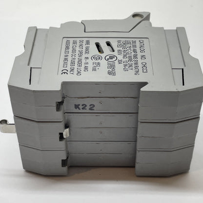 BUSS CHCC3 CIRCUIT BREAKER BUSSMANN 600V 30A WITH (3) LP-CC-5 FUSES