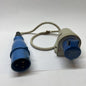Metesan Cee Norm Connector Plug, Male + Female 3-PIN  IP547  TS 7026