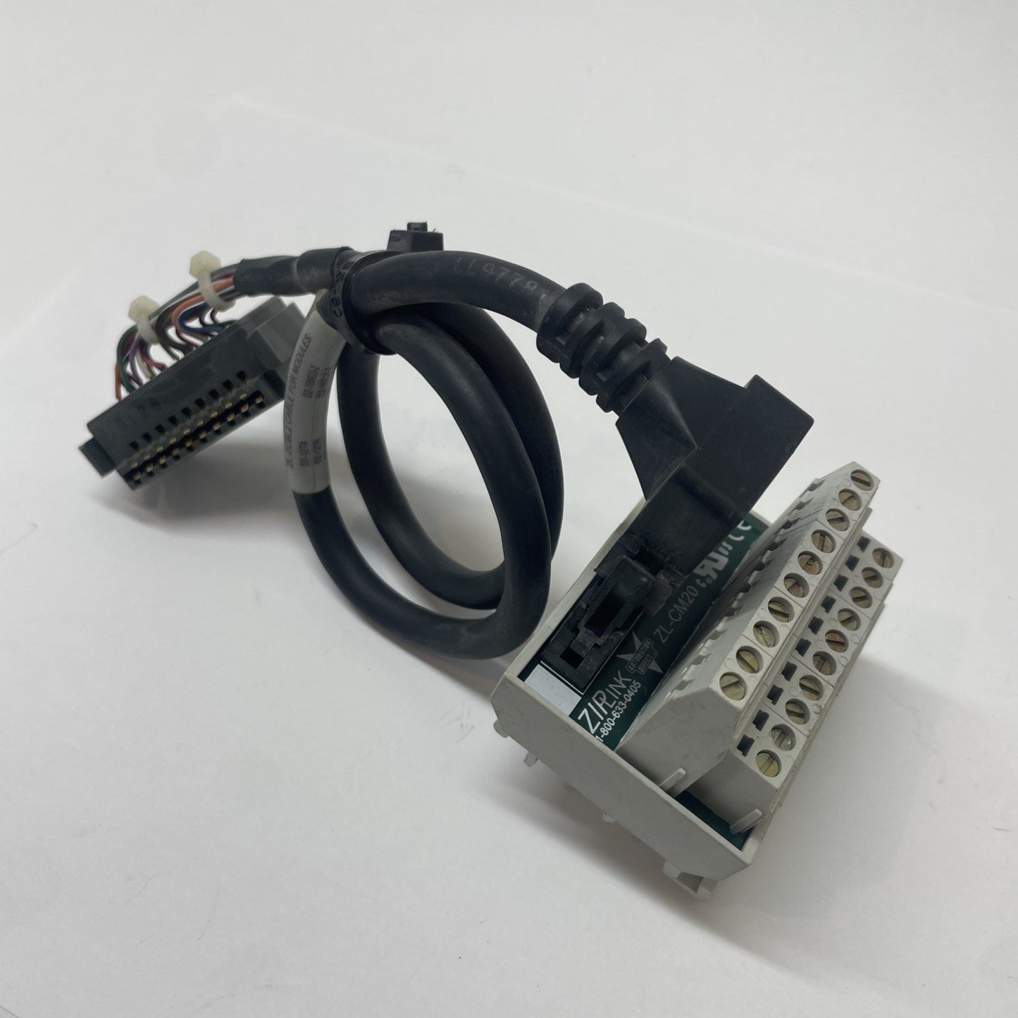 Automation Direct ZL-CM20 20-Pole Connector Module with ZL-SCBL2 Cable