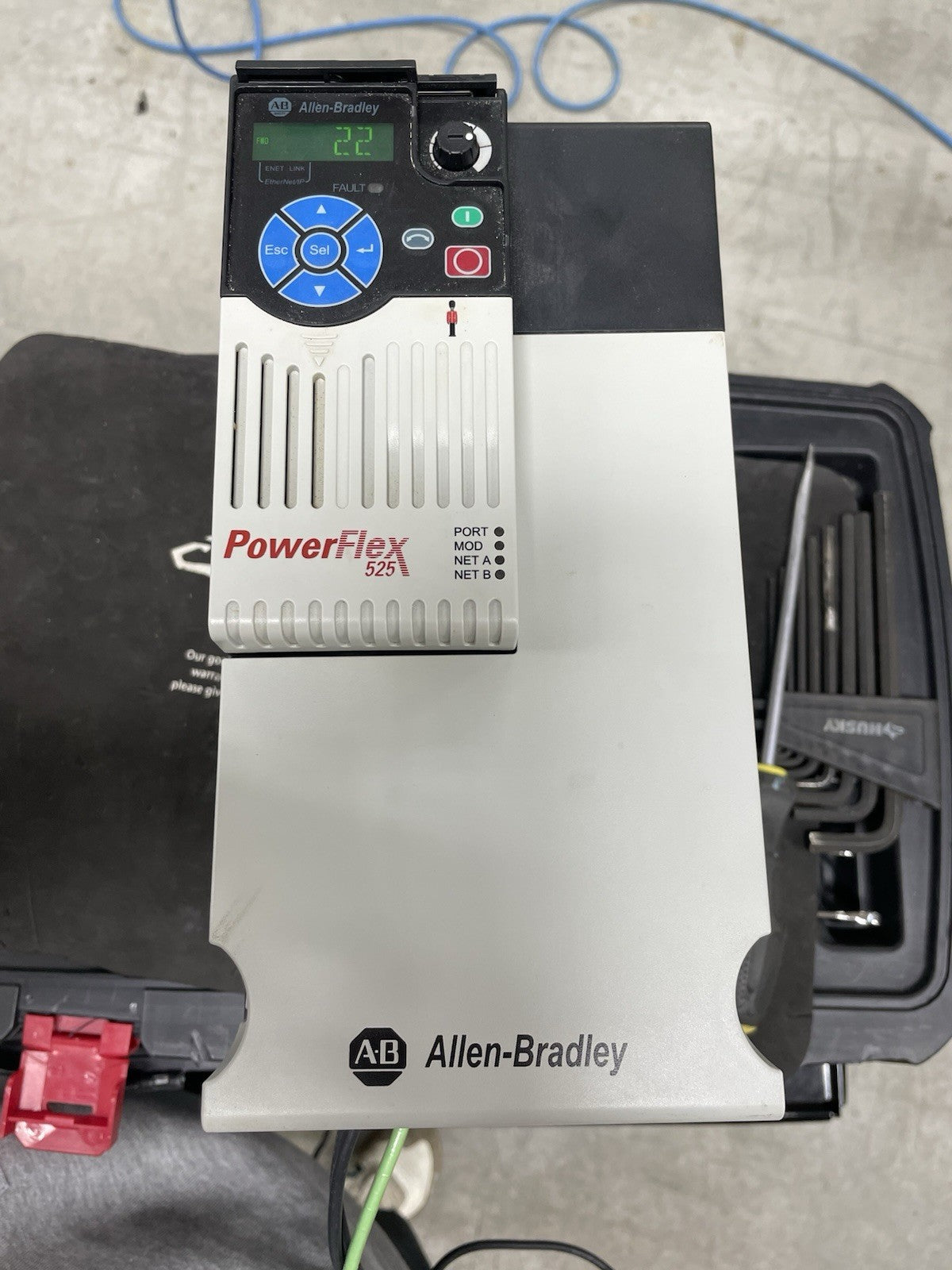 Allen-Bradley 25B-D030N104 PowerFlex 525 AC Drive 15kW 20HP 30A 480V