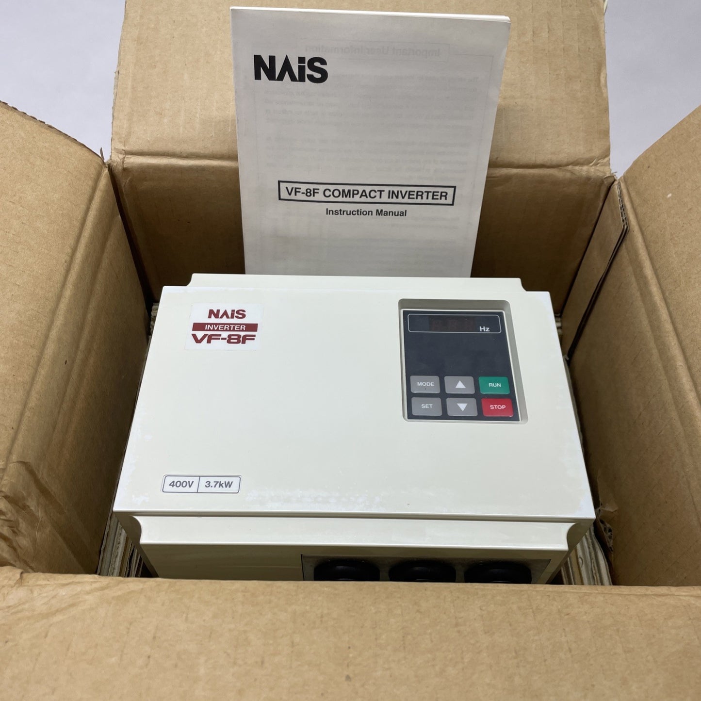 NAIS Matsushita VF-8F BFV80374FPT 3.7kW 400V 3PH AC Compact Inverter Drive