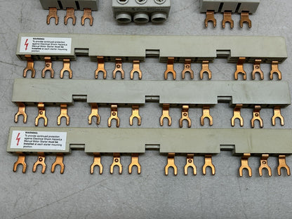 COMMONING LINKS / 3 PHASE / 4 DEVICES / WITH LINK FEEDER TERMINALS / LOT OF 6