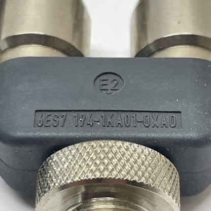 (LOT OF 5) Siemens 6ES7 194-1KA01-0XA0 Y-Connector 5-pole M12 ET 200