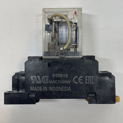 OMRON LY1N-DC24 General Purpose Relay, 8Pins With 0498H2 base