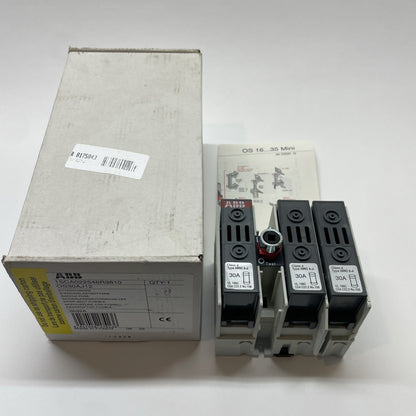 ABB 1SCA022548R9810 / OS30AJ12 / 600VAC 30AMP TYPE HRC I-CC FUSE SWITCH