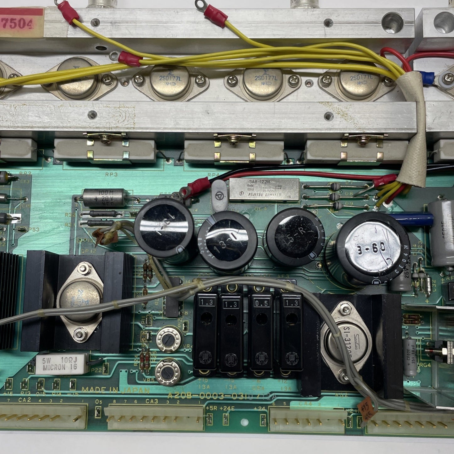 FANUC A20B-0003-0310/12A  PCB for A14B-0019-C004 Power Unit