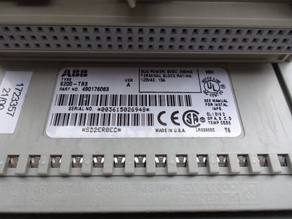 ALLEN BRADLEY 1794-0B16/A / WITH S200-TB3 / 1794-0B16 SERIES A