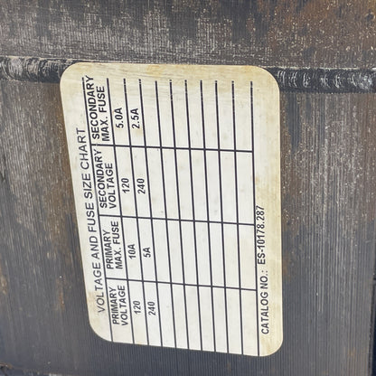 Dongan ES-10178.287 Control Transformer 0.600 kVA 120/240 V