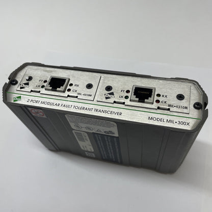 Digi MIL-300X 2-Port Fault-Tolerant Modular Transceiver Switch Module