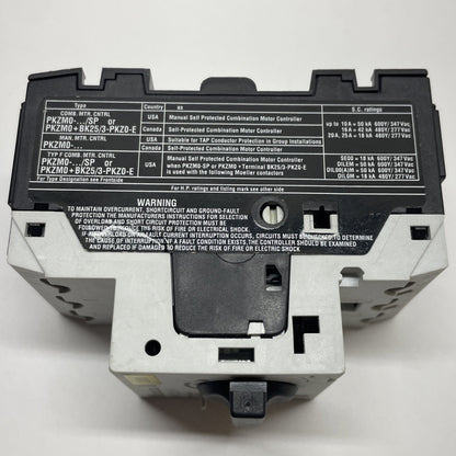 Moeller PKZM0-4 (Ser. 3) Motor Protective Circuit Breaker 3-Pole 2.5-4A