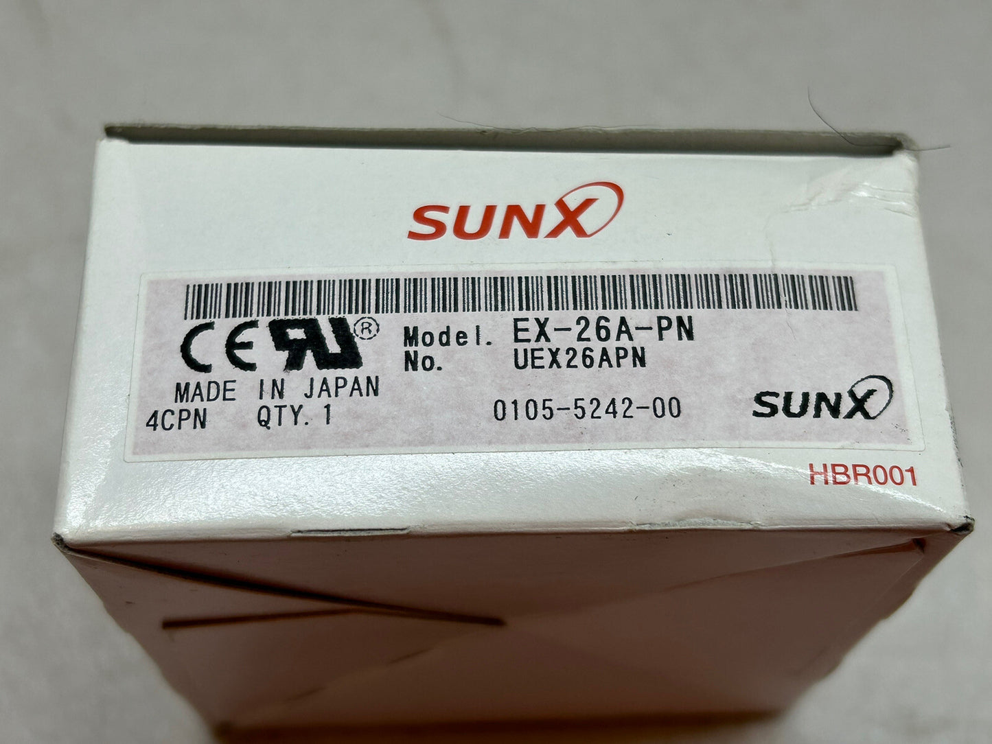 SUNX EX-26A-PN / PHOTOELECTRIC REFLECTIVE SENSOR 6MM-14MM / NEW