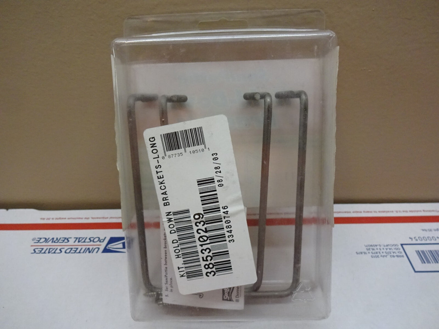 SEALAND DOMETIC 310239 / SANIPOTTIE HOLD-DOWN BRACKETS FITS 945 965 MSD / NEW