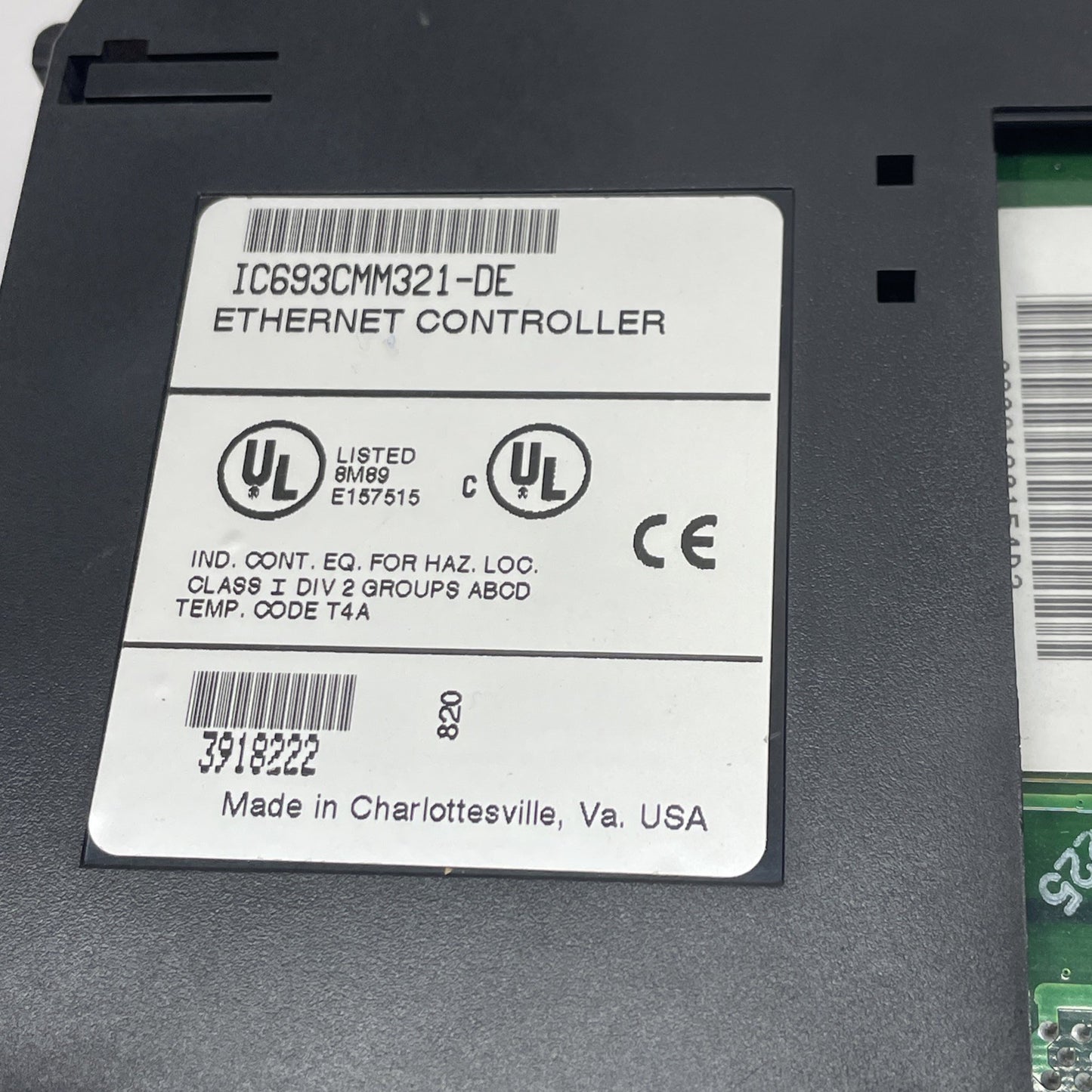 GE Fanuc IC693CMM321-DE Ethernet Controller Series 90-30